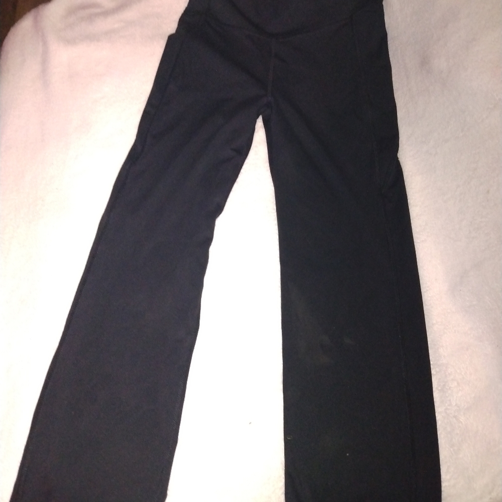All in Motion Black Track Pants with Jogger Style